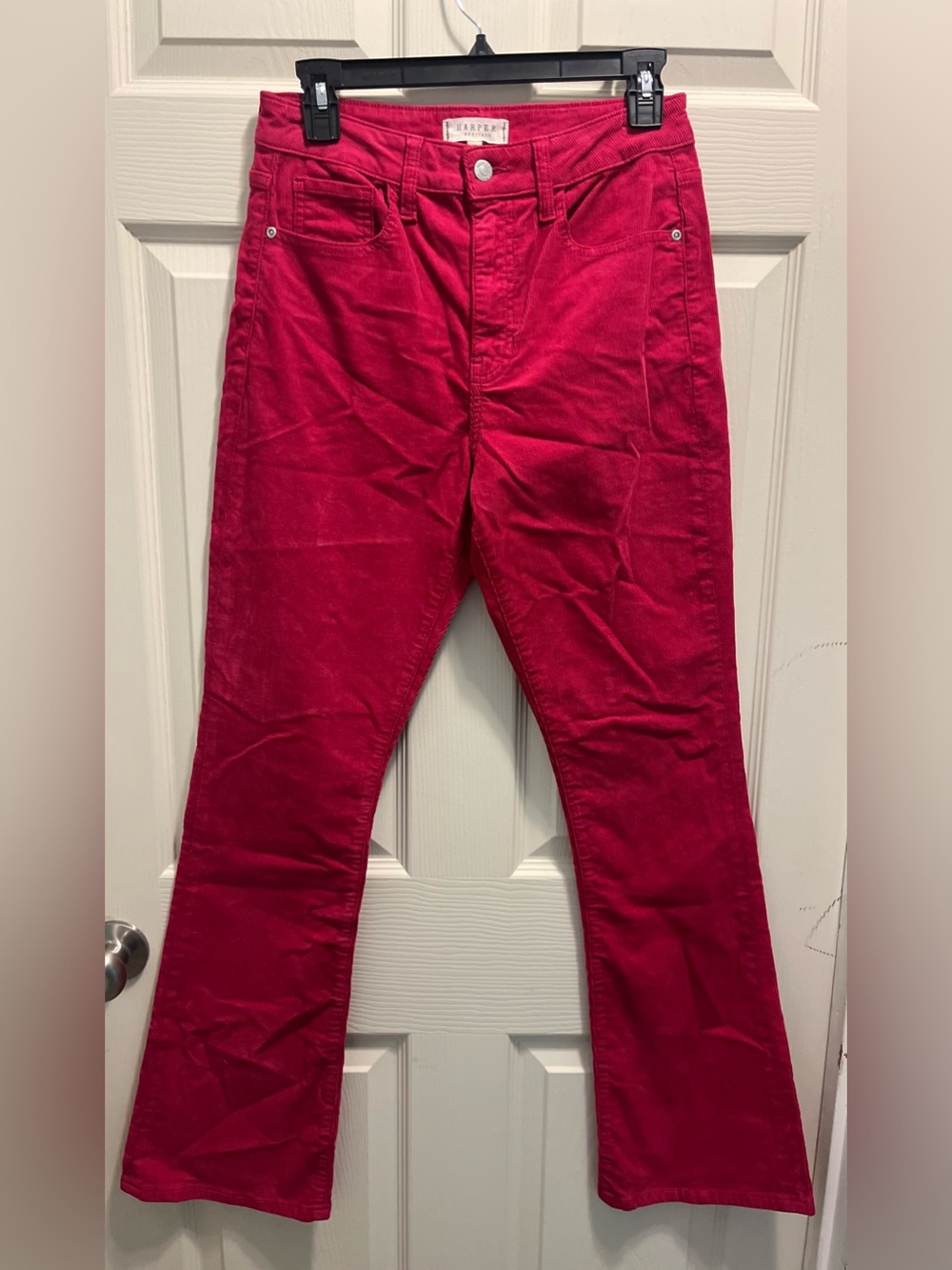 Harper Heritage Bright Fuchsia Corduroy Pants